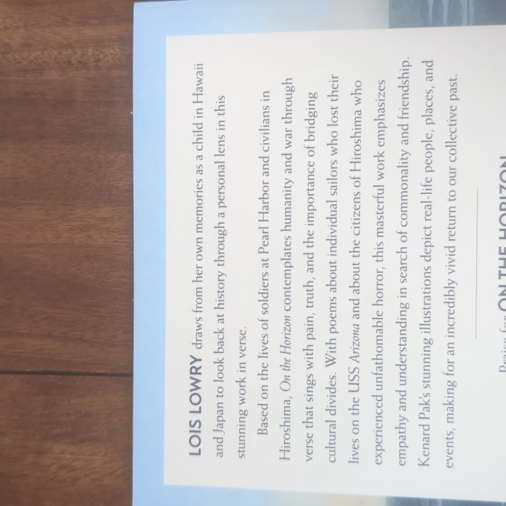 On the horizon book - Picture 3 of 4